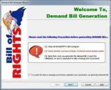 demand bill generate all classes screen 01
